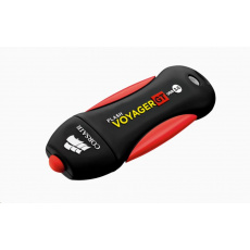 Flash disk CORSAIR 128 GB Voyager GT, USB 3.0, čierna/červená