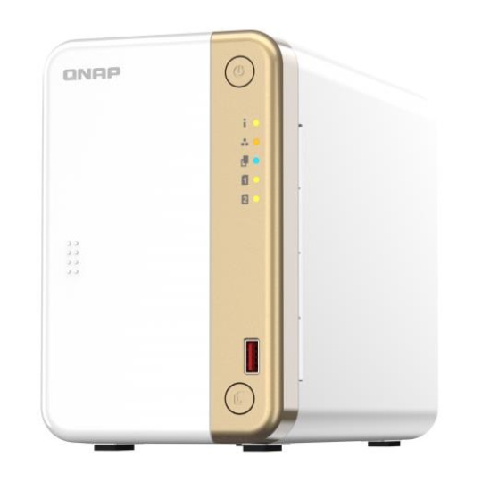 QNAP TS-262-4G (2C/CeleronN4505/2,9GHz/4GBRAM/2xSATA/2xM.2/1x2,5GbE/2xUSB2.0/2xUSB3.2/1xPCIe/1xHDMI)