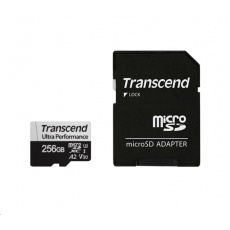 Karta TRANSCEND MicroSDXC 256GB 340S, UHS-I U3 A2 Ultra Performace 160/125 MB/s