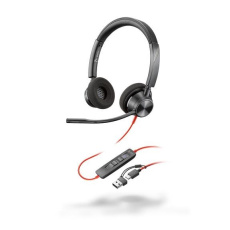 Poly Blackwire 3320 MS Teams náhlavní souprava, USB-C/A adaptér, stereo Poly Blackwire 3320 MS Teams náhlavní souprava, USB-C/A adaptér, stereo