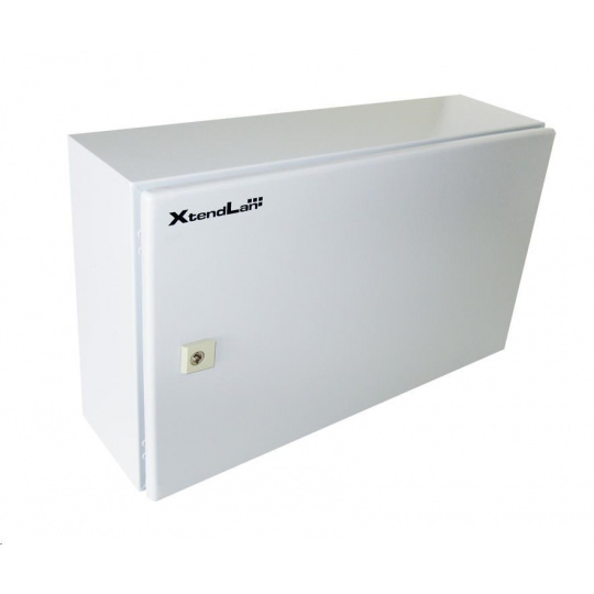 XtendLan 19" venkovní vodotěsný rozvaděč 6U 600x360, krytí IP55, nosnost 65kg, šedý