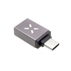 Adaptér FIXED USB-A na USB-C, sivý