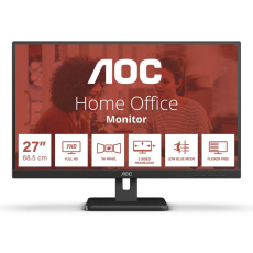BAZAR - AOC MT VA LCD WLED 27" 27E3UM - VA panel, 1920x1080, D-Sub, HDMI, DP, USB 3.2, repro - Poškozený obal (Komplet) BAZAR - AOC MT VA LCD WLED 27" 27E3UM - VA panel, 1920x1080, D-Sub, HDMI, DP, USB 3.2, repro - Poškozený obal (Komplet)