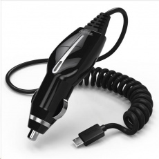 Nabíjačka do auta Hama s krúteným káblom, micro USB, 1,2 A Nabíjačka do auta Hama s krúteným káblom, micro USB, 1,2 A