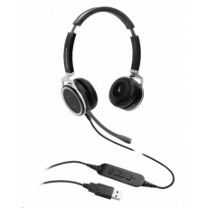 Dvojitá náhlavná súprava Grandstream GUV3005 s konektorom USB Dvojitá náhlavná súprava Grandstream GUV3005 s konektorom USB
