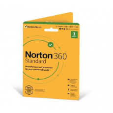 NORTON 360 STANDARD 10 GB + VPN 1 používateľ pre 1 zariadenie na 1 rok ESD
