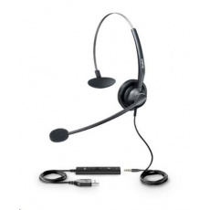 Náhlavná súprava Yealink UH33, konektory 3.5 mm jack - USB Náhlavná súprava Yealink UH33, konektory 3.5 mm jack - USB