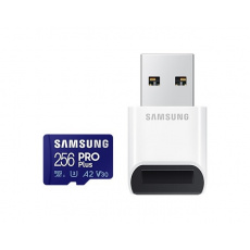 Karta Samsung micro SDHC 256 GB PRO Plus + adaptér USB