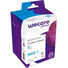 WECARE ARMOR kazeta pre HP Officejet Pro 6960, 6961, 6962, 6963, 6964 (3HZ51AE), čierna/čierna+1C+1M+1Y/HC, 1x30/3x12ml