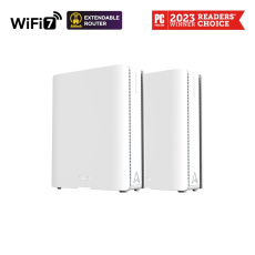 ASUS ZenWifi BQ16 2-pack, WiFi7 Extendable Router, AiMesh, 2x WAN/LAN, 3x LAN, 1x USB 3.0