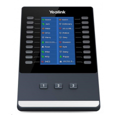 Yealink EXP43 rozšiřující modul, barevný podsvícený, 20 prog. tl. (x3 strany), pro T43U / T46U / T48U Yealink EXP43 rozšiřující modul, barevný podsvícený, 20 prog. tl. (x3 strany), pro T43U / T46U / T48U