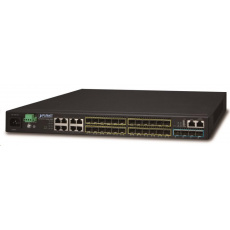 Planet switch SGS-6341-16S8C4XR, Switch, L3, 8x 1000Base-T, 24x 1Gb SFP, 4x 10Gb SFP+, Web/SNMP, ACL, QoS, IGMP,IP stack