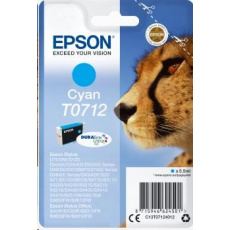 Atramentová tyčinka EPSON Singlepack Cyan T0712 DURABrite Ultra Ink (5,5 ml) Atramentová tyčinka EPSON Singlepack Cyan T0712 DURABrite Ultra Ink (5,5 ml)