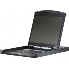Konzola ATEN, 19" LCD, 19" stojan, klávesnica, touchpad