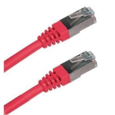 Patch kábel Cat5E, FTP - 2 m, červený