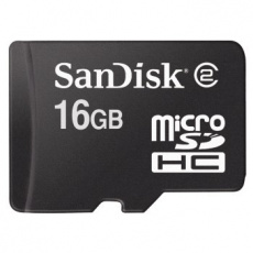 SanDisk MicroSD karta 16GB (Class 4) SanDisk MicroSD karta 16GB (Class 4)