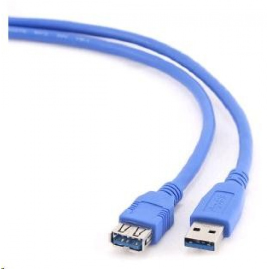 GEMBIRD Kabel USB 3.0 A-A prodlužovací 1,8m (modrý)