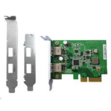 QNAP USB-U31A2P01 rozšiřující karta 2xUSB3.1 QNAP USB-U31A2P01 rozšiřující karta 2xUSB3.1