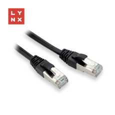 LYNX FTP patch kabel Cat5e PVC, CCA, 20m, černý LYNX FTP patch kabel Cat5e PVC, CCA, 20m, černý