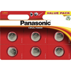 PANASONIC Alkalická MIKRO baterie LR-44EL/6BP 1,5V (Blistr 6ks) PANASONIC Alkalická MIKRO baterie LR-44EL/6BP 1,5V (Blistr 6ks)