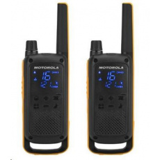 Motorola vysílačka TLKR T82 Extreme (2 ks, dosah až 10 km), IPx4, černo/žlutá Motorola vysílačka TLKR T82 Extreme (2 ks, dosah až 10 km), IPx4, černo/žlutá
