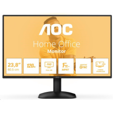 BAZAR - AOC MT 23,8" 24B31H - 1920x1080,IPS,120Hz,D-Sub,1xHDMI - Rozbaleno (Komplet)