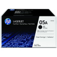 HP 05A Black LJ Toner Cart, 2-pack, CE505D (2,300 / 2,300 pages)