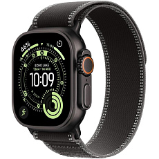 Apple Watch Ultra 3 GPS + Cellular 49mm Black Titanium Case with Black/Charcoal Trail Loop - M/L Apple Watch Ultra 3 GPS + Cellular 49mm Black Titanium Case with Black/Charcoal Trail Loop - M/L
