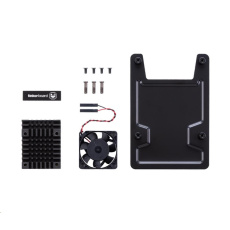 Hliníková súprava ASUS Tinker Board Open Case DIY Kit, hliníkový chladič a ventilátor