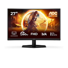 AOC MT VA LCD WLED 27" C27G42ZE - Fast VA panel, 1920x1080, 260Hz, 1ms, HDMI, DP, Zakřivený AOC MT VA LCD WLED 27" C27G42ZE - Fast VA panel, 1920x1080, 260Hz, 1ms, HDMI, DP, Zakřivený
