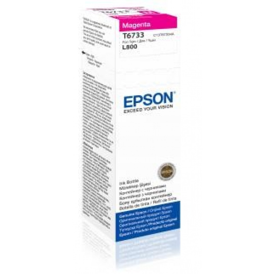 Atramentová tyčinka EPSON T6733 Purpurový atrament 70 ml pre L800/L1800