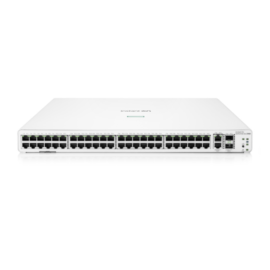 HPE Networking Instant On Switch 48p Gigabit 2p 10GBT 2p SFP+ 1960 (JL808A) HPE Networking Instant On Switch 48p Gigabit 2p 10GBT 2p SFP+ 1960 (JL808A)
