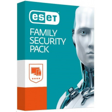 ESET Family Security Pack: Krabicová licencia pre 4 zariadenia na 18 mesiacov