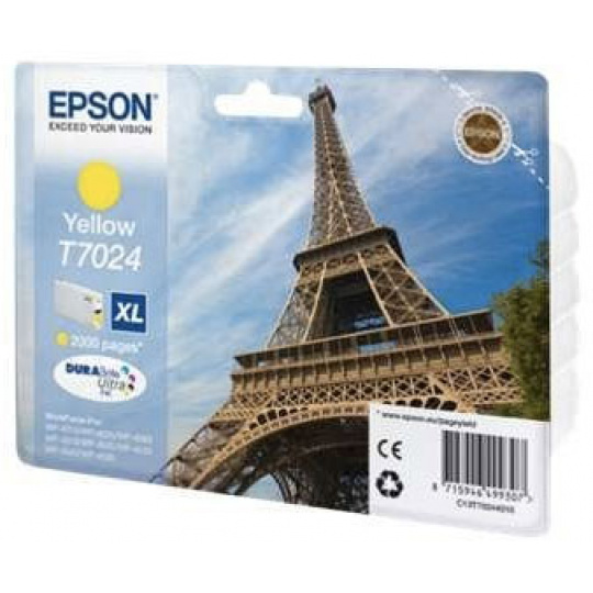 EPSON Ink bar WorkForce-4000/4500 - Yellow XL - 2000str. (21,3 ml)