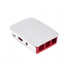 Oficiálna krabica Raspberry Pi pre Raspberry Pi 3B+, malinová biela