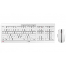 CHERRY set klávesnice a myši STREAM DESKTOP RECHARGE/ bezdrátová/ USB/ dobíjecí / bledě šedá CHERRY set klávesnice a myši STREAM DESKTOP RECHARGE/ bezdrátová/ USB/ dobíjecí / bledě šedá