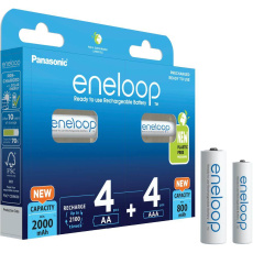 PANASONIC HR6 AA 2000mAh + HR03 AAA 800mAh 8BP N (Blistr 4+4ks) PANASONIC HR6 AA 2000mAh + HR03 AAA 800mAh 8BP N (Blistr 4+4ks)