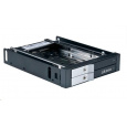 AKASA HDD box Lokstor M21, 2x 2.5" SATA HDD/SSD do 3.vnútorná poloha 5", čierna