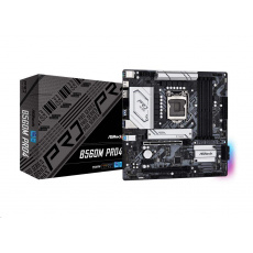 ASRock MB Sc LGA1200 B560M PRO4, Intel B560, 4xDDR4, 1xDP, 1xHDMI, mATX ASRock MB Sc LGA1200 B560M PRO4, Intel B560, 4xDDR4, 1xDP, 1xHDMI, mATX